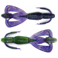 Приманка силіконова для риболовлі, Taipan Crazy Flip, 2,8 дюйма, 8шт/уп, колір №16 Violet chartrease neon